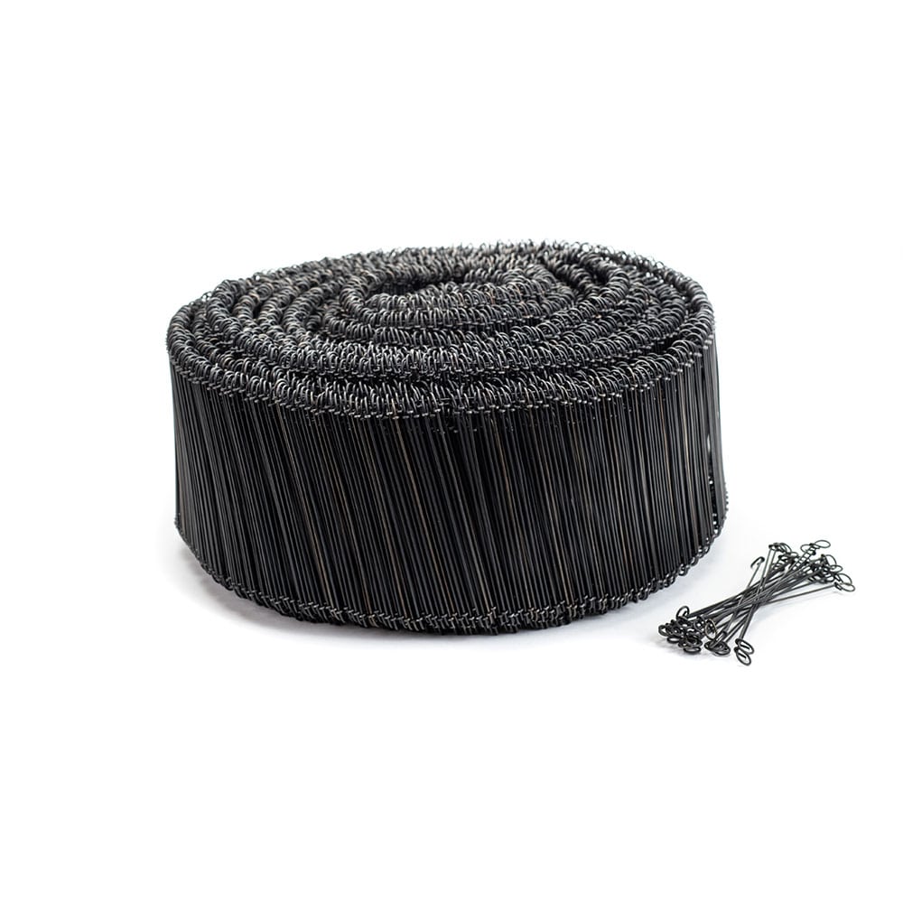 16-Gauge Black Annealed Double Loop Wire Ties