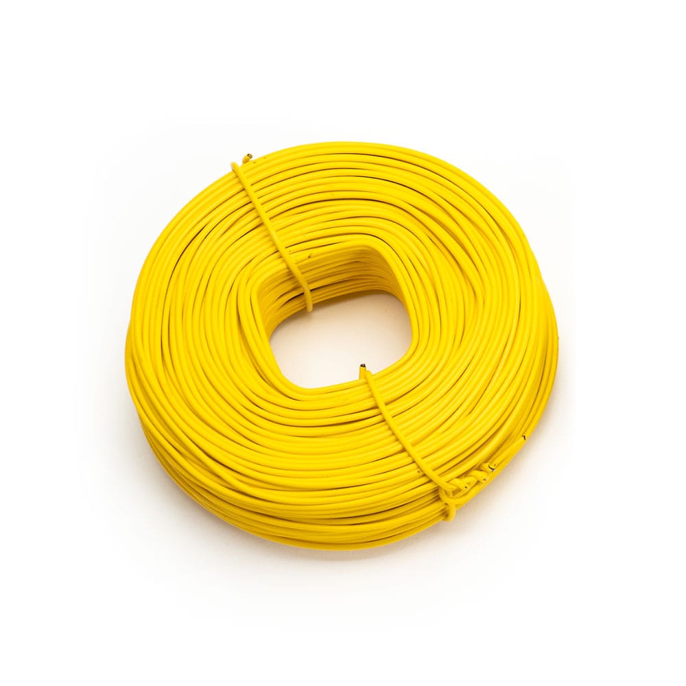 Tie Wire 16 Gauge Thick, Black or (Gold) PVC Coated